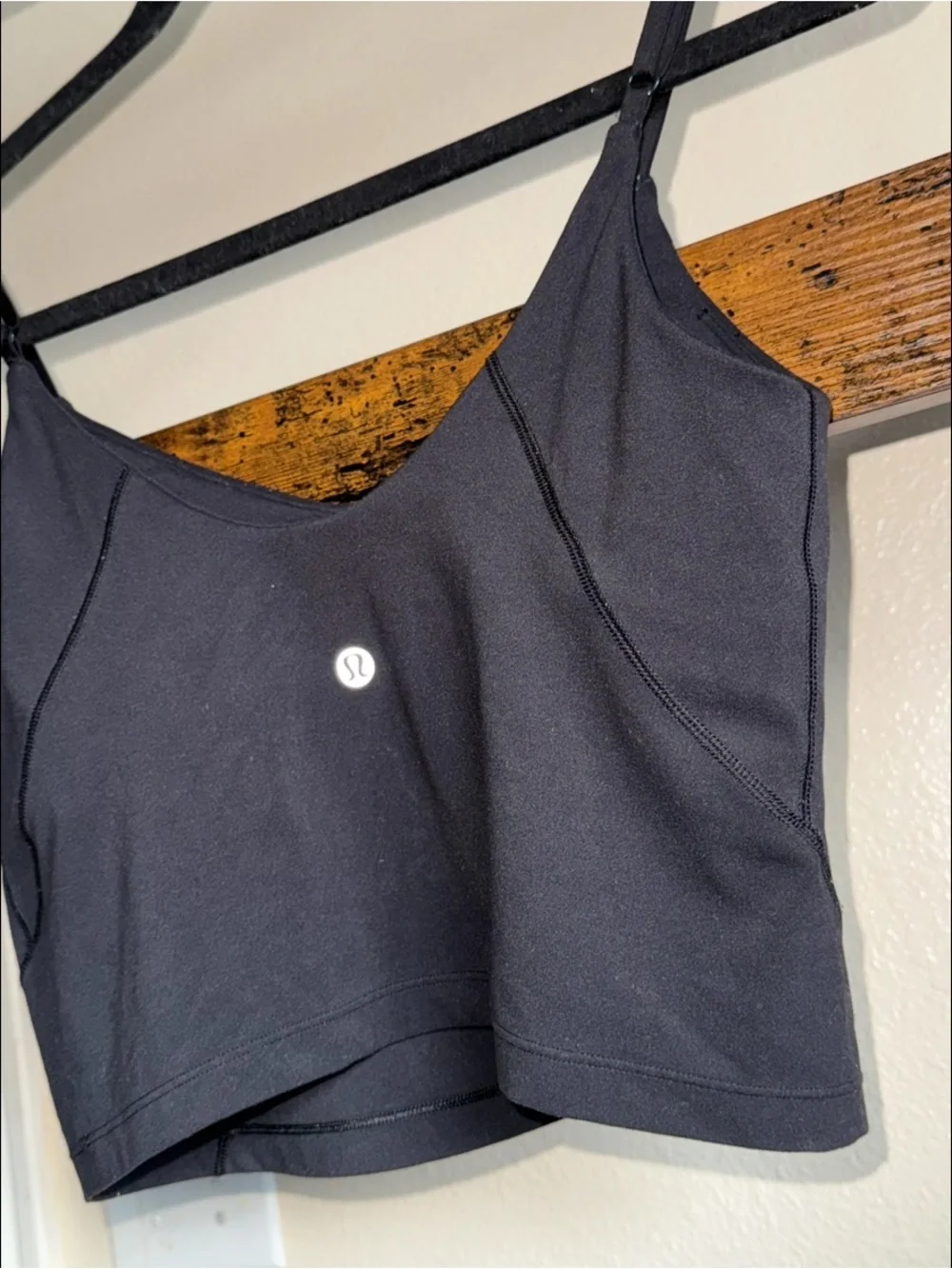 lululemon Align™ Cropped Cami Tank Top *Light Support, A/B in Black, Size: 8
